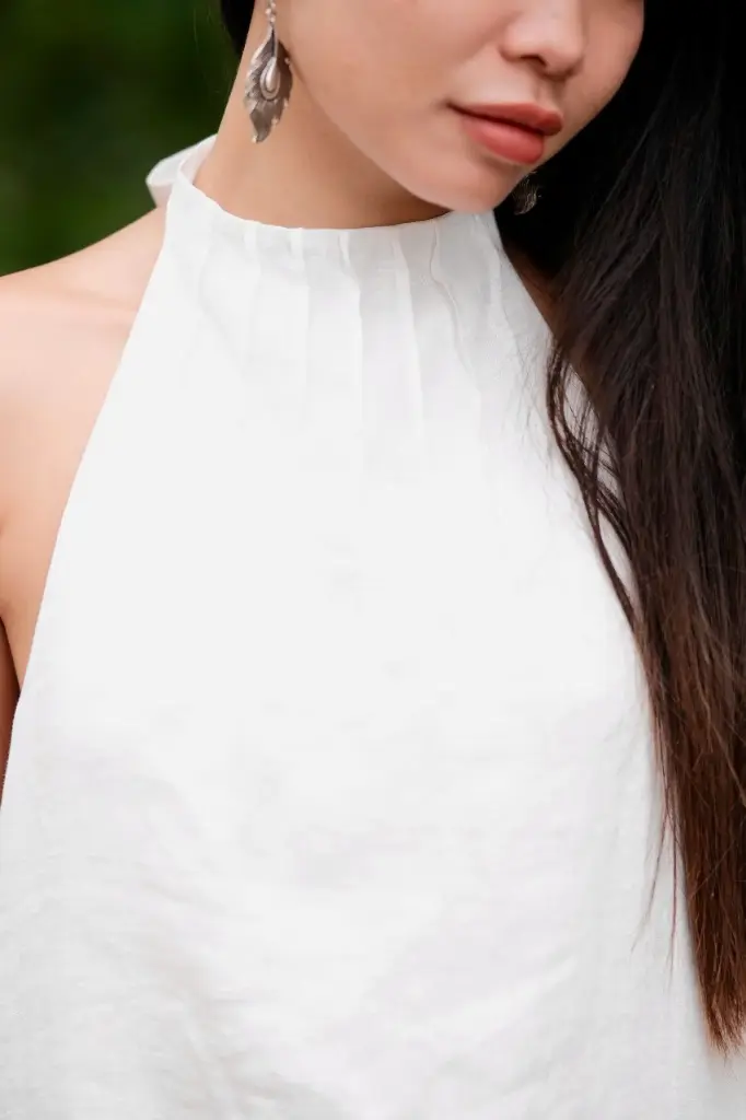 Mist - White Long Linen