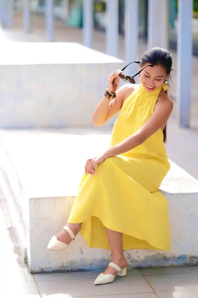 Soleil - Yellow Long Linen